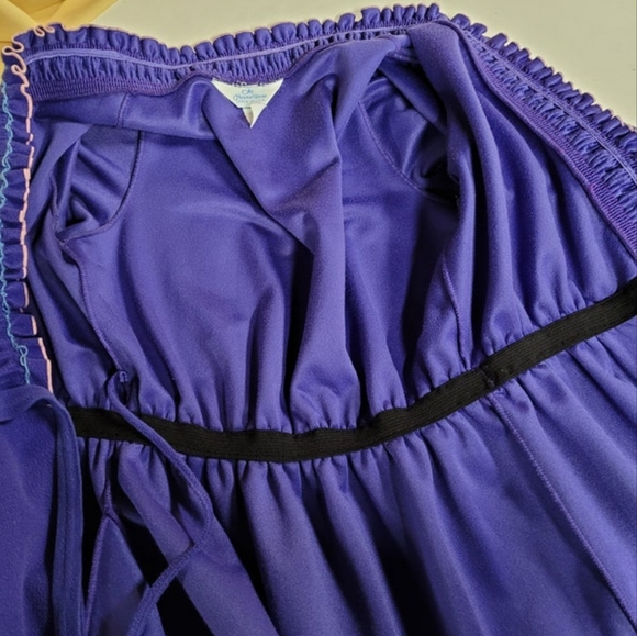 Vintage purple 80's comfy robe Medium - Picture 5 of 8